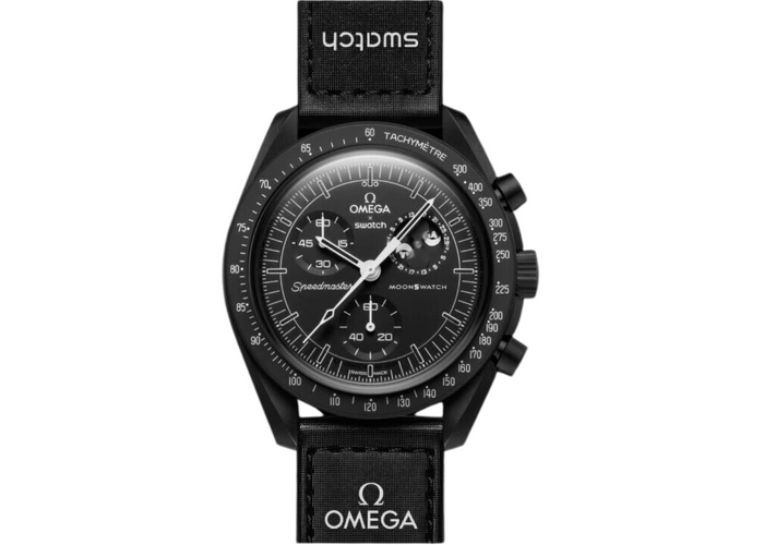 Swatch x Omega Bioceramic Moonswatch Mission to The Moonphase - New Moon SO33B700