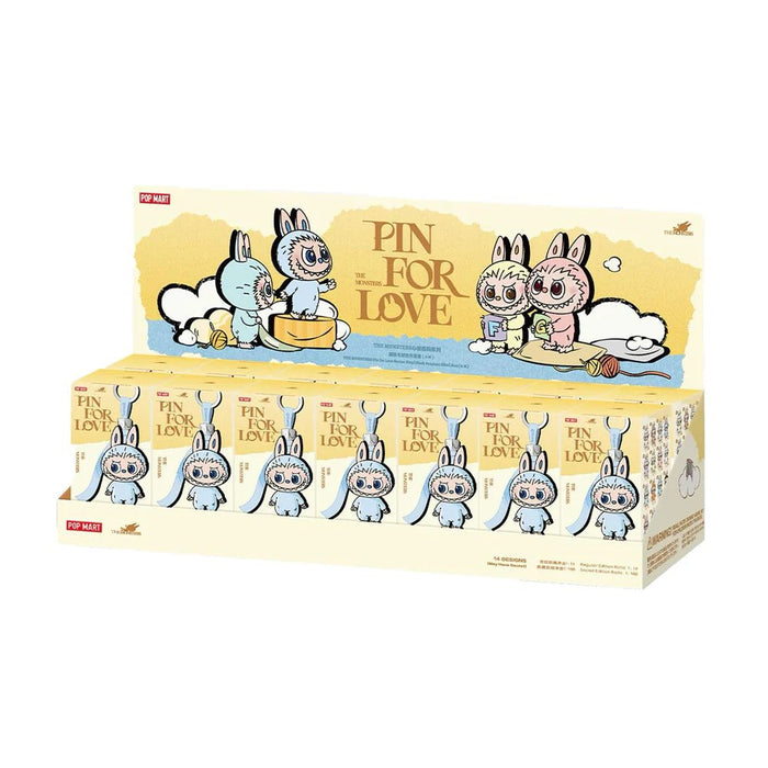 Pop Mart Labubu The Monsters 'Pin for Love' Series Vinyl Plush Pendant Blind Box (A-M)