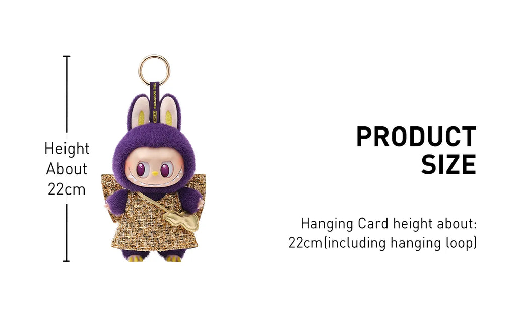 Pop Mart Labubu x Pronounce Wings of Fortune Vinyl Plush Hanging Card