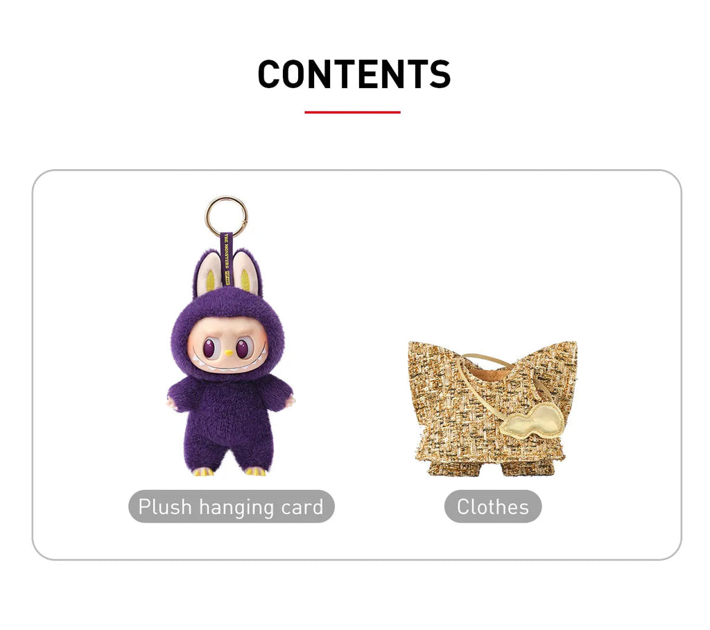 Pop Mart Labubu x Pronounce Wings of Fortune Vinyl Plush Hanging Card