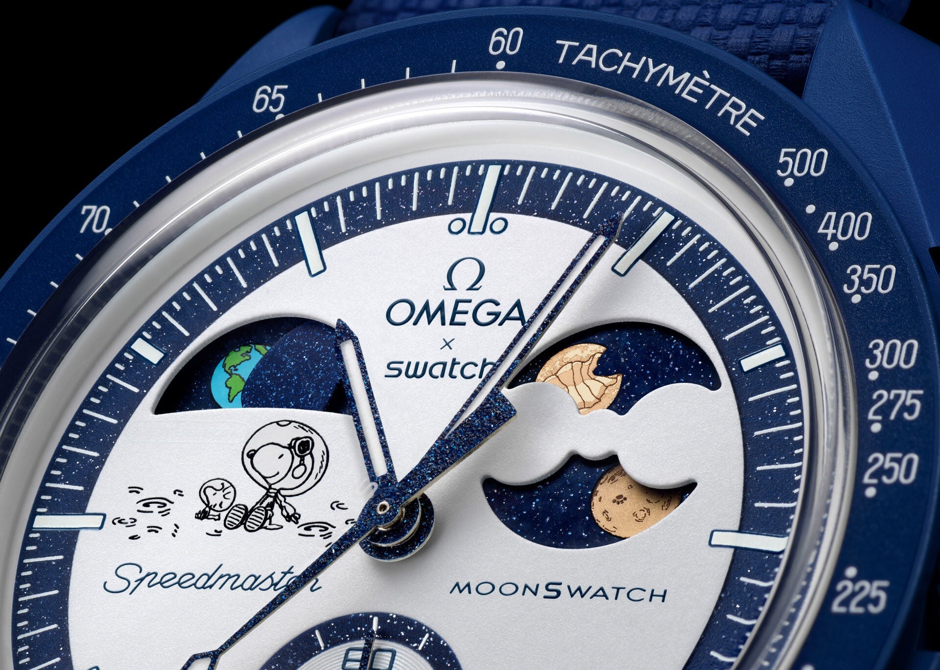 Swatch x Omega Bioceramic Moonswatch Mission to Earthphase – Moonshine Gold (SO33N704L) - 'Beaver Moon'