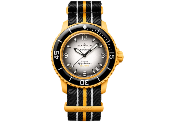 Swatch x Blancpain Bioceramic Scuba Fifty Fathoms Pacific Ocean - SO35P100