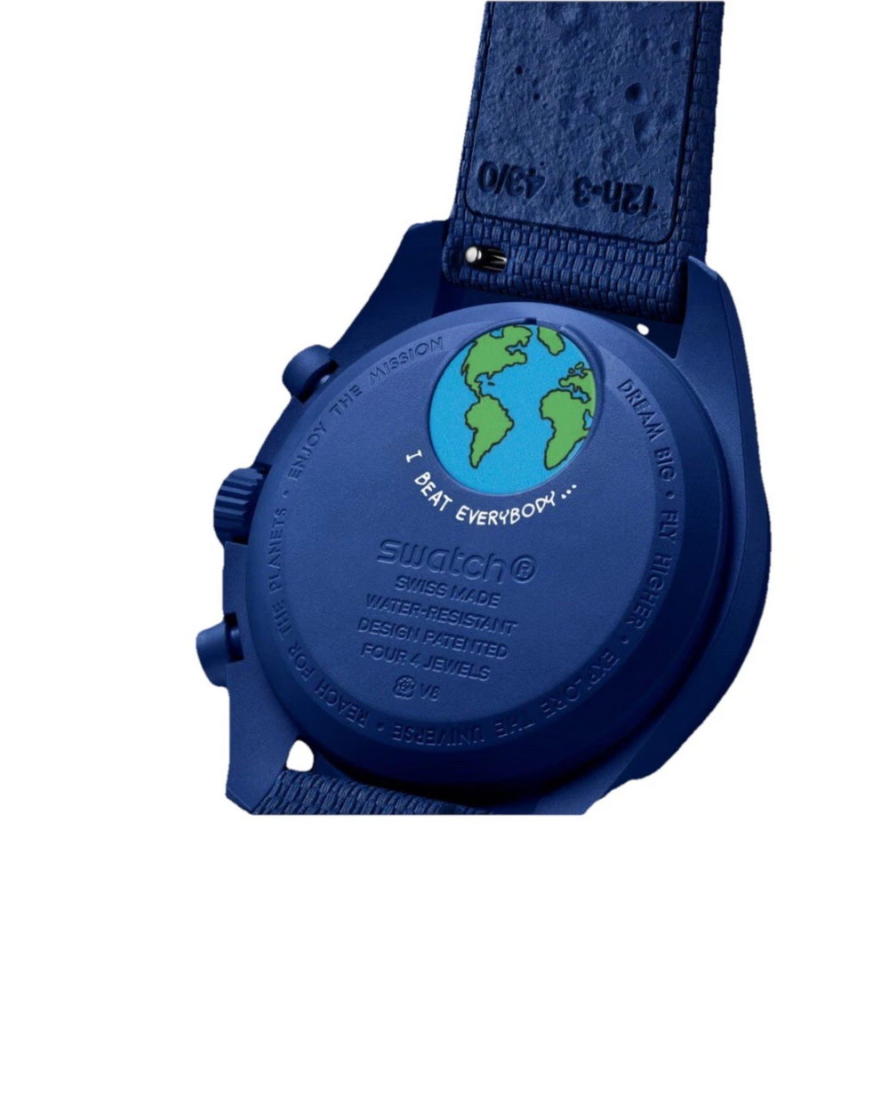 Swatch x Omega Bioceramic Moonswatch Mission to Earthphase - Moonshine Gold - (SO33N701L)