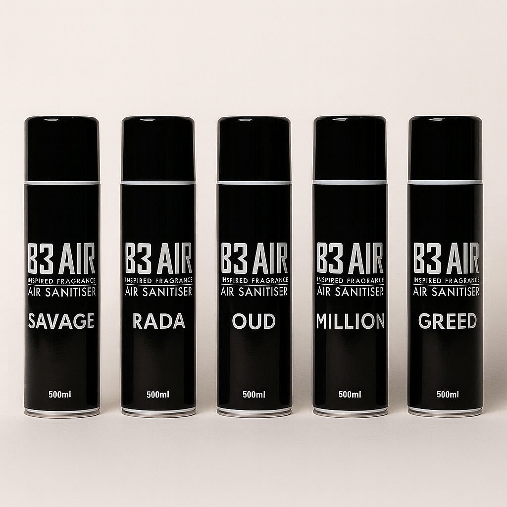 Luxury Air Freshener, 500ml, Premium Turbo Jet Spray, Long-Lasting 5X Duration