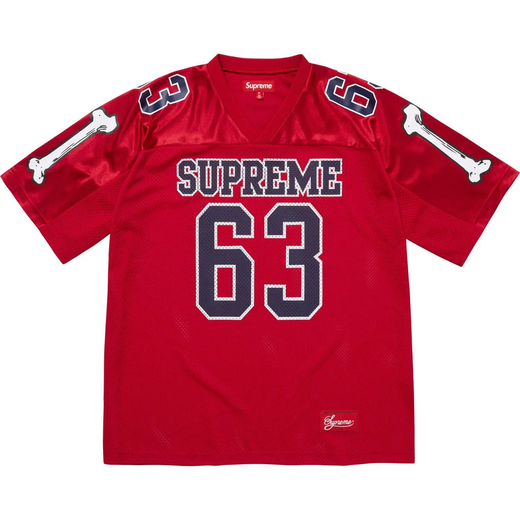 Supreme Bones Football Jersey Red