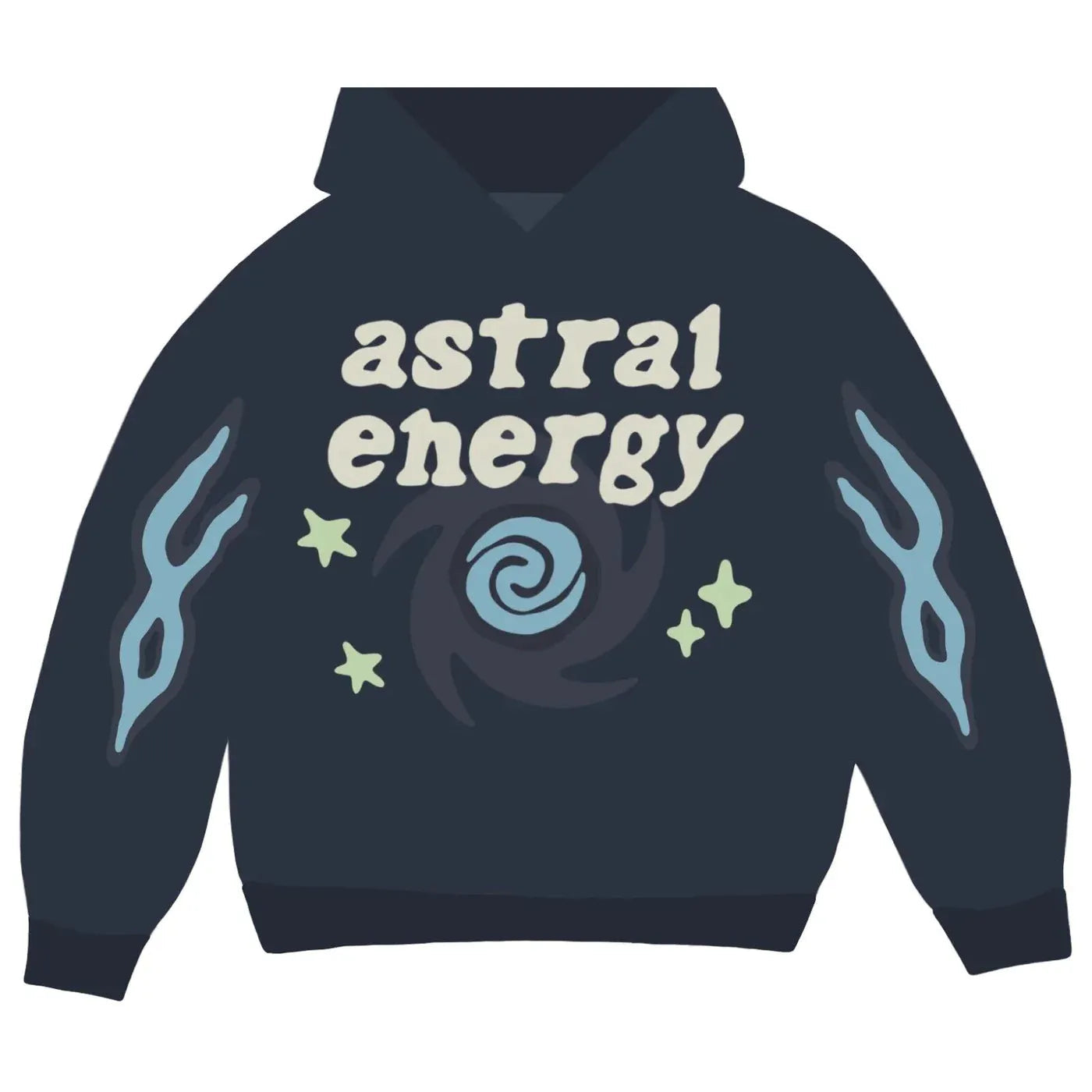 Broken Planet Market Astral Energy Hoodie - Outer Space Blue
