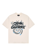 Broken Planet Market Stargazing T-Shirt - Vanilla White