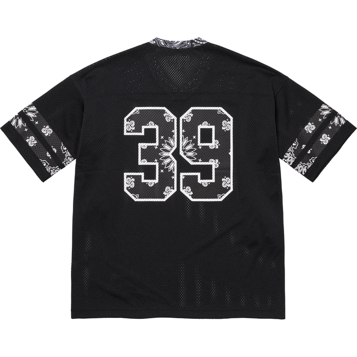 Supreme Bandana Football Jersey Black/White
