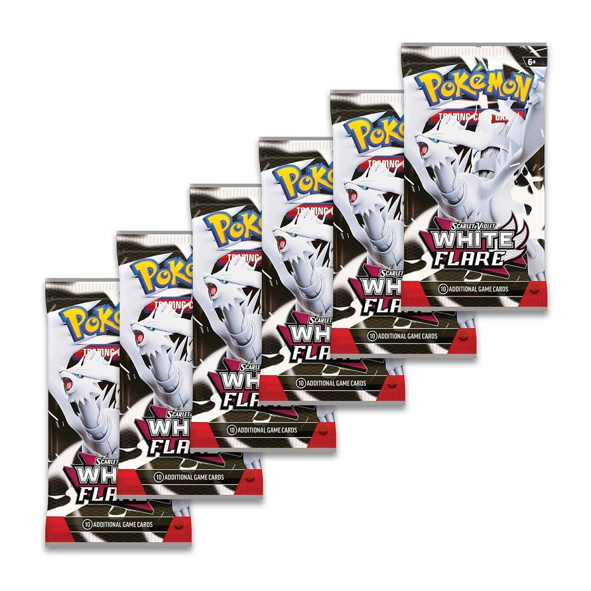 Pokémon TCG: Scarlet & Violet — White Flare Booster Bundle (6 Packs)