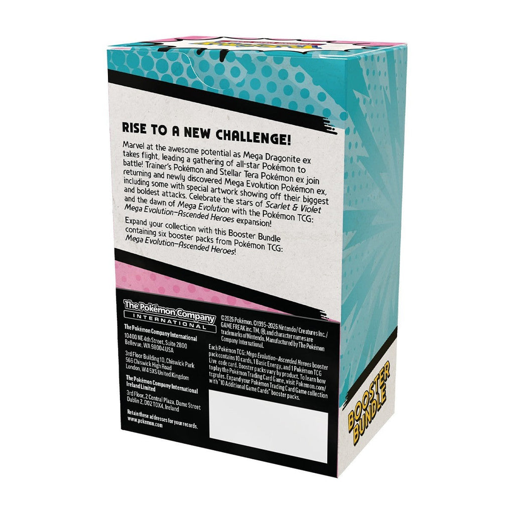 Pokémon TCG: Mega Evolution — Ascended Heroes Booster Bundle (6 Packs)