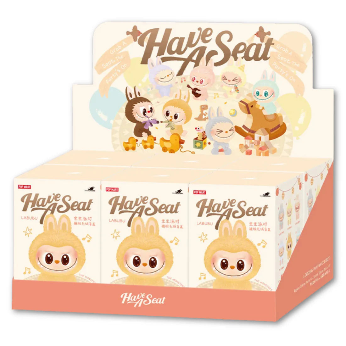 Pop Mart The Monsters Labubu Have A Seat 'DADA' Vinyl Pendant