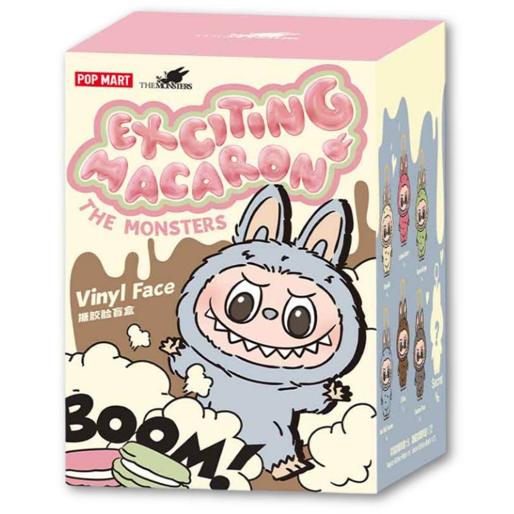 Pop Mart The Monsters Labubu Exciting Macaron 'Toffee' Vinyl Pendant