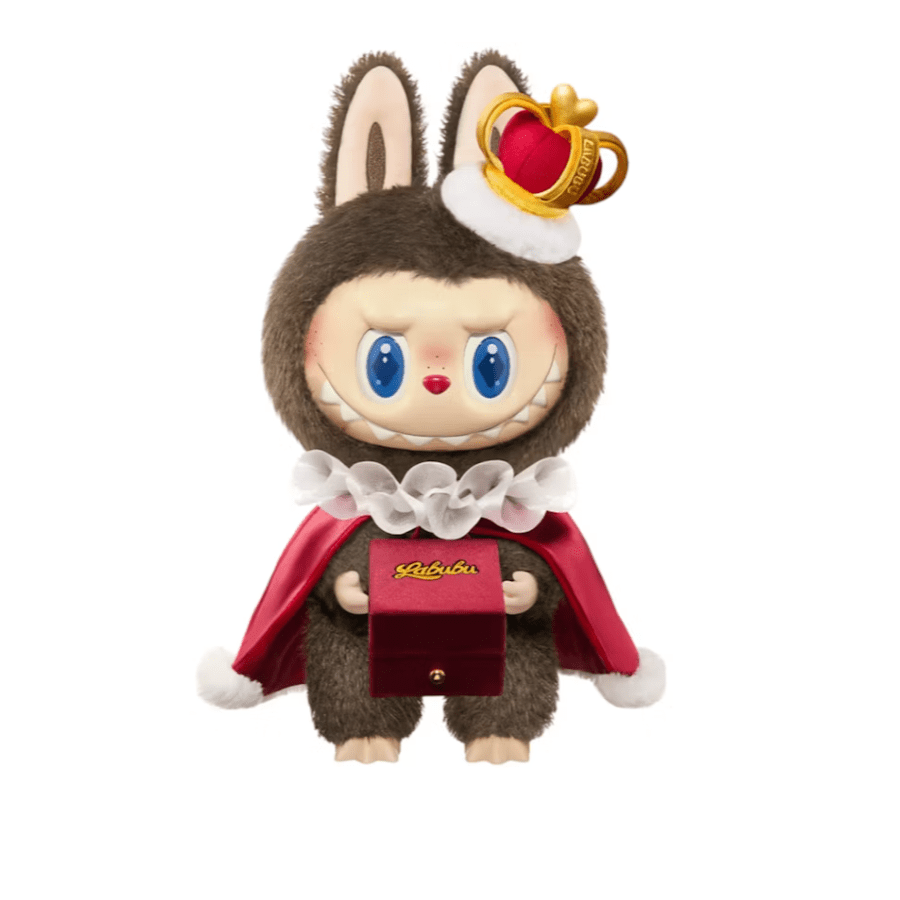 Pop Mart Labubu The Monsters Let's Checkmate Series Vinyl Plush Doll (KING)