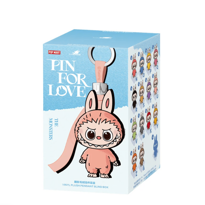 Pop Mart Labubu The Monsters 'Pin for Love' Series Vinyl Plush Pendant Blind Box (N-Z)