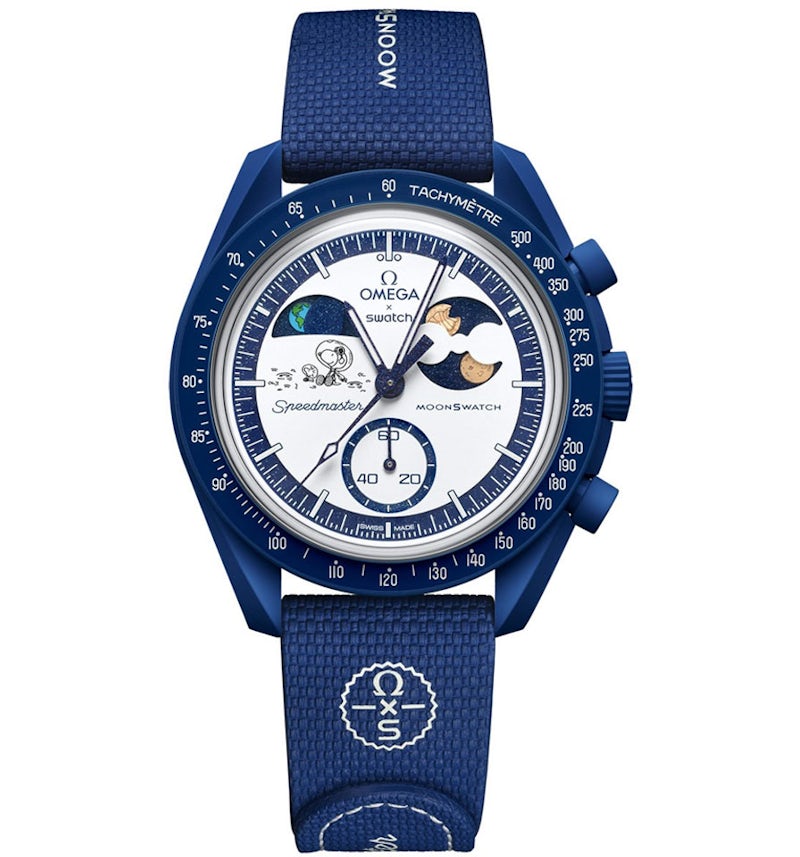 Swatch x Omega Bioceramic Moonswatch Mission to Earthphase – Moonshine Gold (SO33N704L) - 'Beaver Moon'