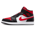 Jordan 1 Mid 'Black Fire Red'