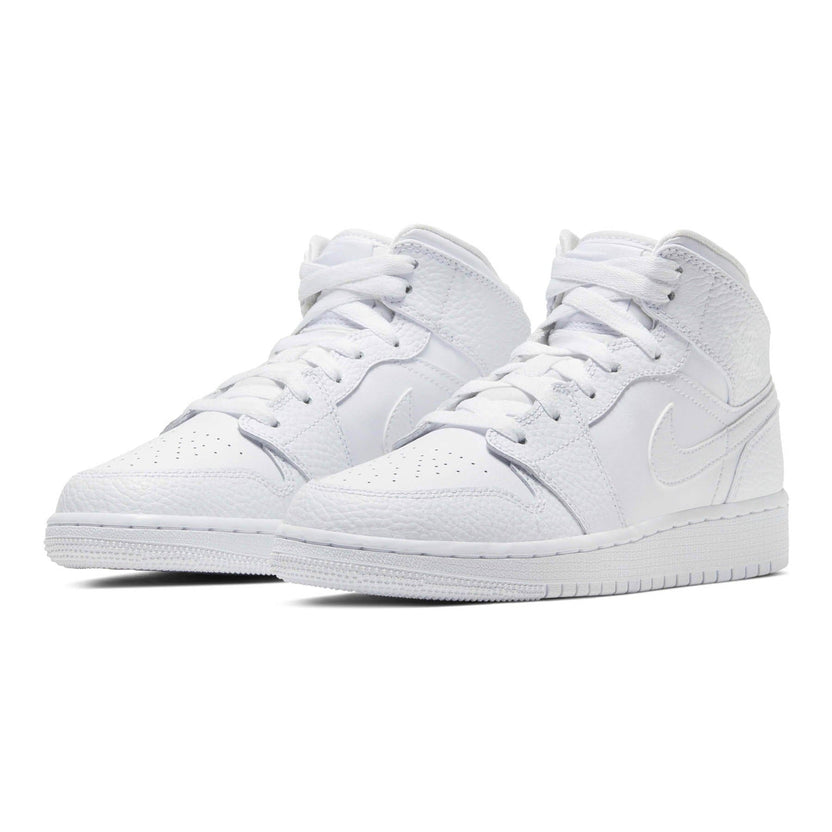 Jordan 1 Mid 'Triple White'