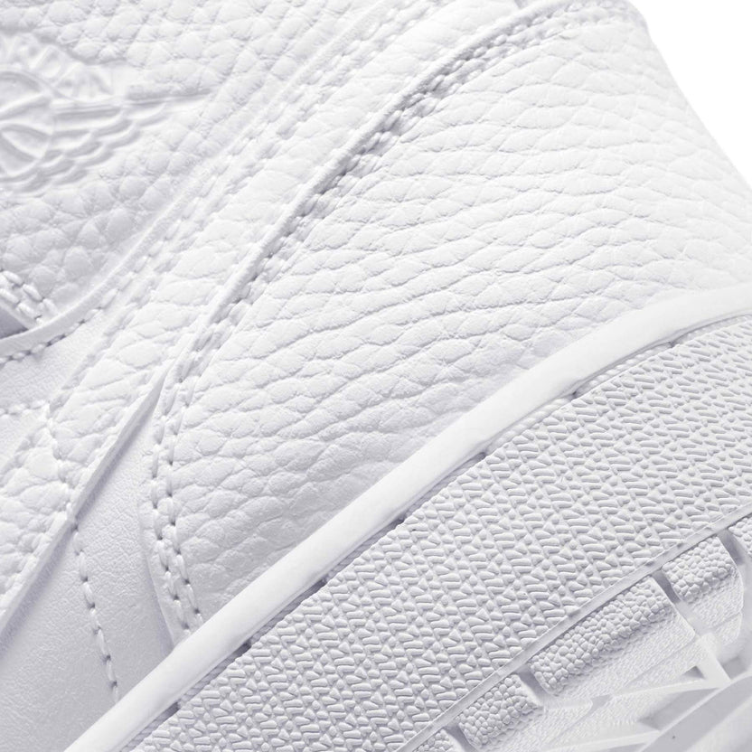 Jordan 1 Mid 'Triple White'