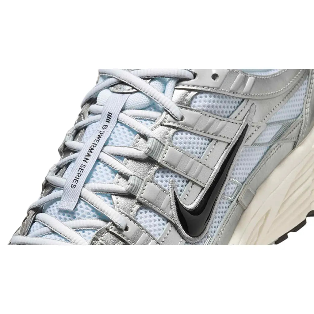 Nike P-6000 'White Metallic Silver Black'