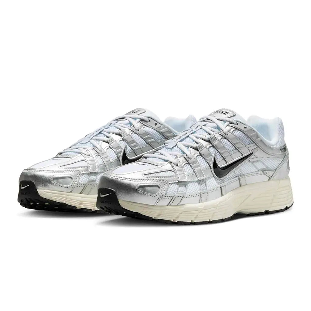 Nike P-6000 'White Metallic Silver Black'