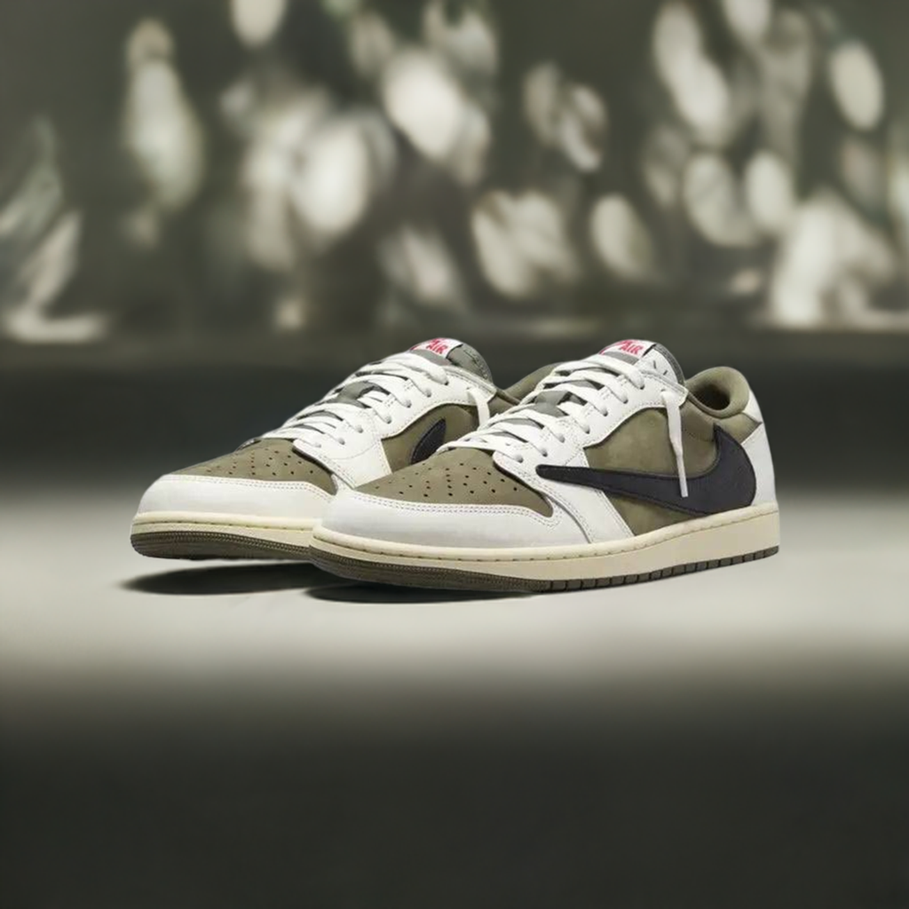 Air Jordan 1 Retro Low OG SP Travis Scott 'Medium Olive’